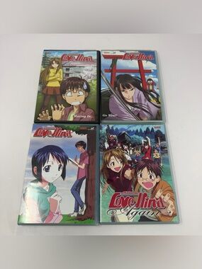 Love Hina Anime Movie DVD Collection Vol 1-3 (1 2 3) & Love Hina Again Bandai